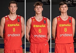 Álvaro Folgueiras, Mario Saint-Supéry y Rubén Vicente.