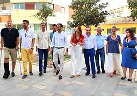 Mari Nieves Ramírez, Daniel Pérez y José Luis Ruiz Espejo, entre otros, este jueves.