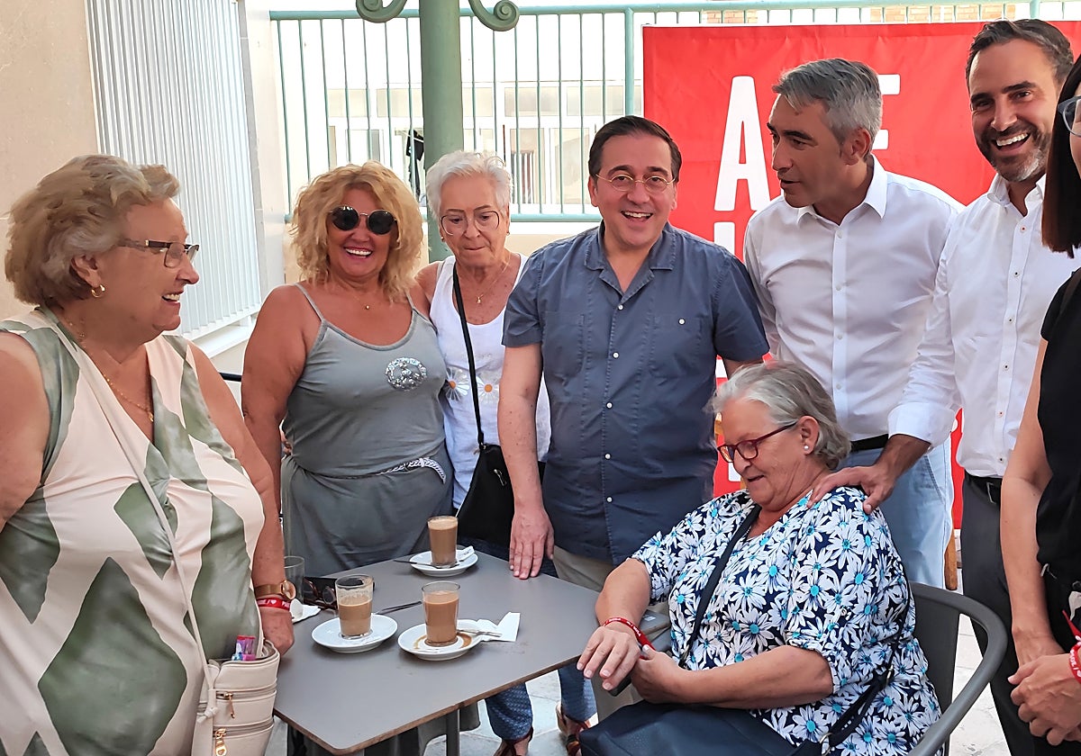 José Manuel Albares, Daniel Pérez y Víctor Navas, entre otros, en Benalmádena.