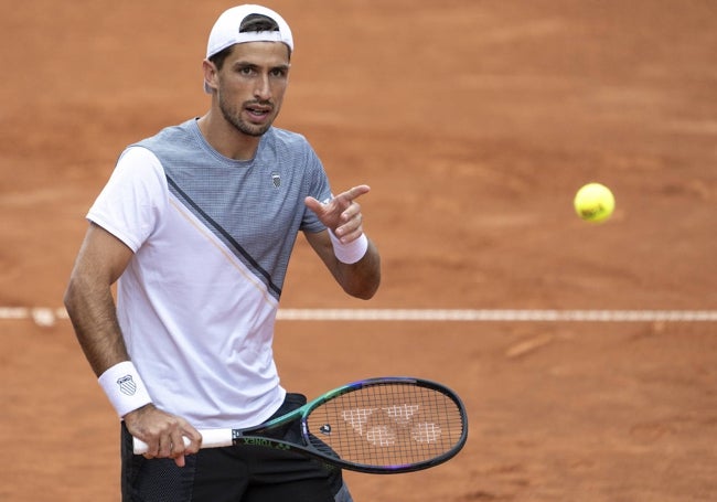 Pedro Cachín, en Gstaad esta semana.