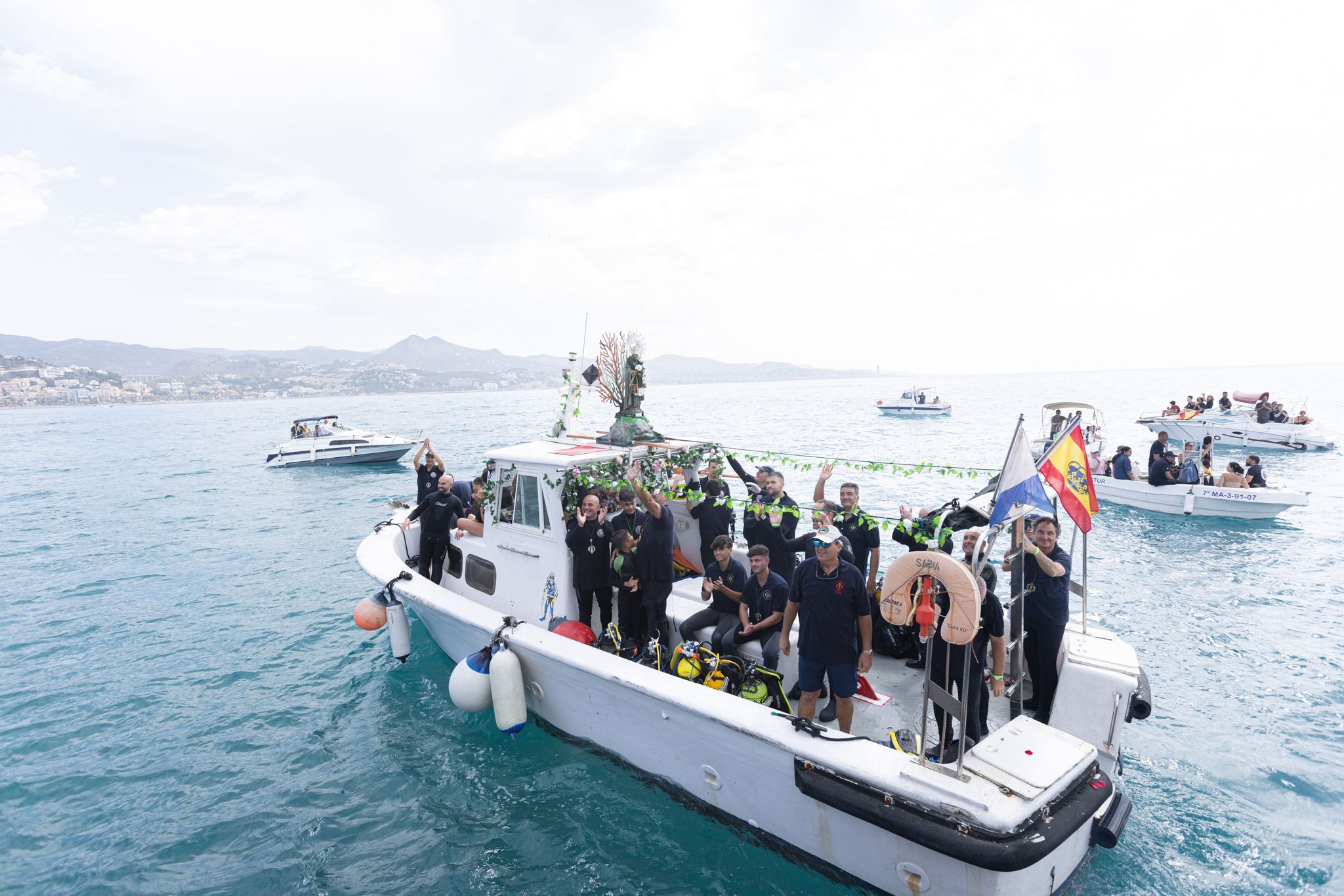 Las procesiones de la Virgen del Carmen, en imágenes