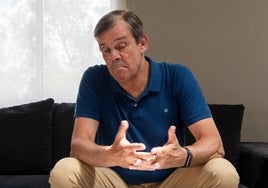 Juanma Rodríguez, durante una reciente entrevista con SUR.