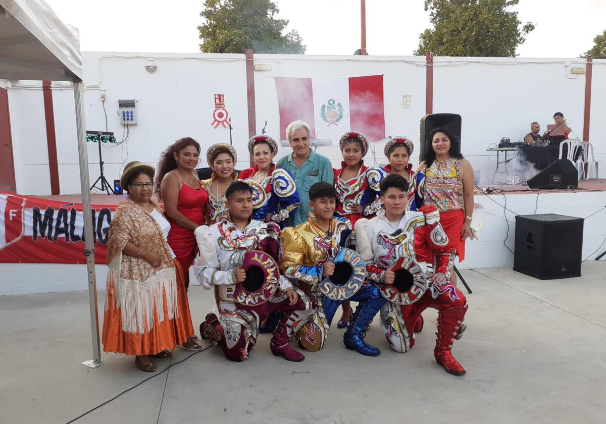Málaga celebra la fiesta grande de Perú