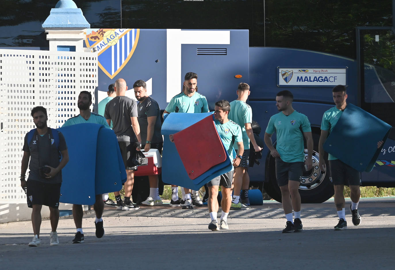 Las fotos de la pretemporada del Málaga en Benahavís