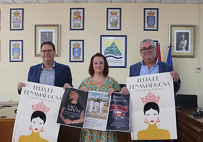 Acto de presentación de la programación festiva en Benamargosa.