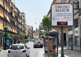 Las temperaturas fueron muy elevadas de nuevo ayer en Antequera.