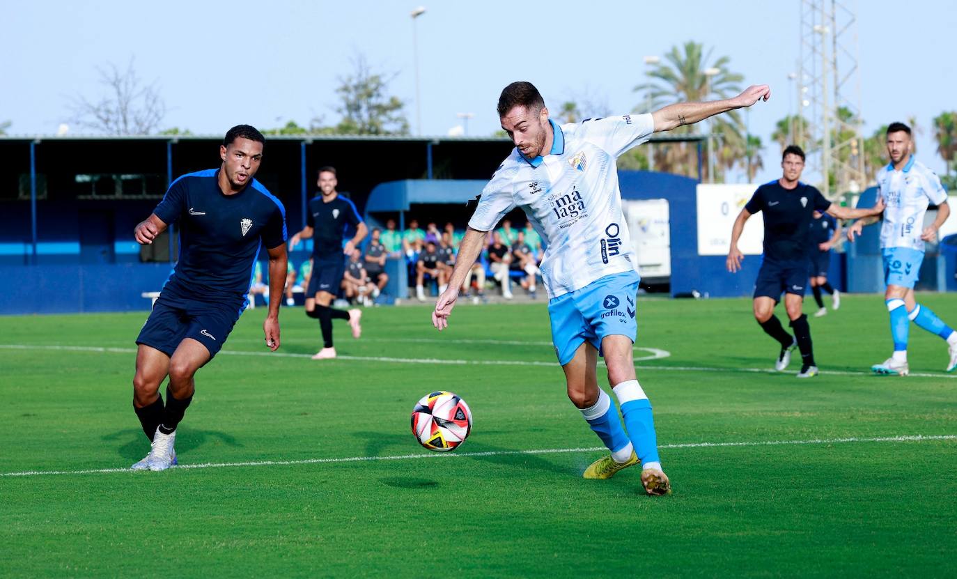 El Málaga-San Fernando de pretemporada, en imágenes