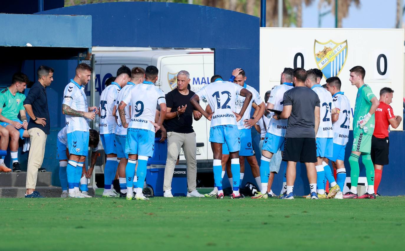 El Málaga-San Fernando de pretemporada, en imágenes