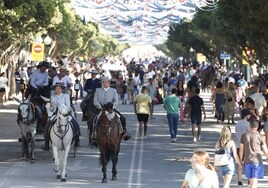 Foto de archivo del la Feria de Málaga en el Real.