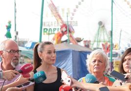 Rafael Blánquez, Elisa Péres de Siles y Teresa Porras.