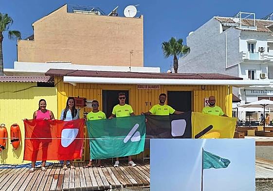 Las banderas ha sido presentadas.