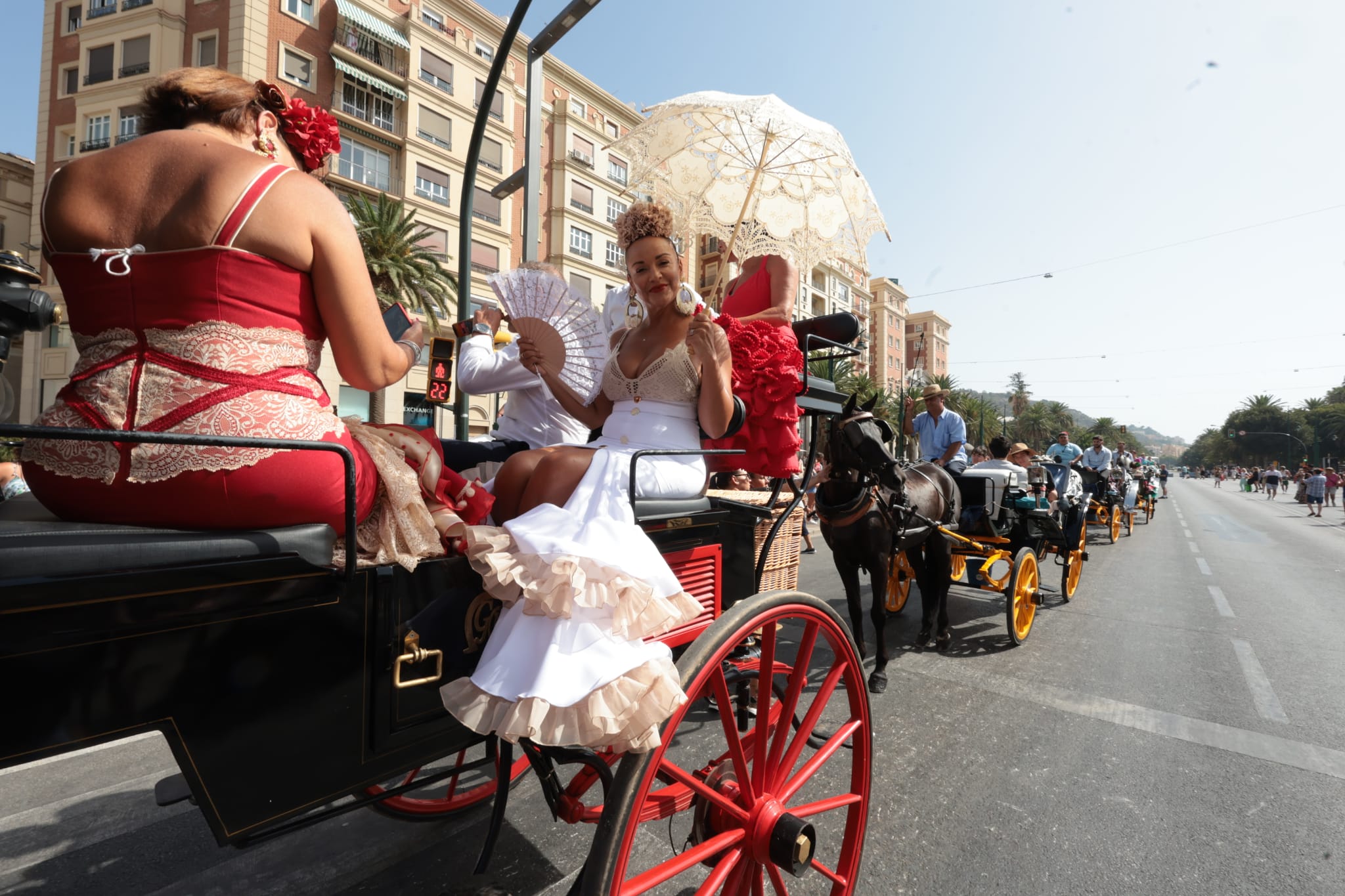 Las mejores imágenes del primer sábado de la Feria de Málaga 2023