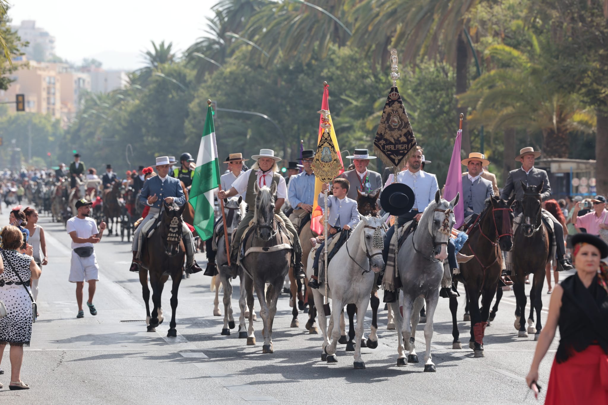 Las mejores imágenes del primer sábado de la Feria de Málaga 2023