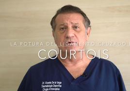 El traumatólogo Vicente de la Varga analiza la grave lesión de Courtois