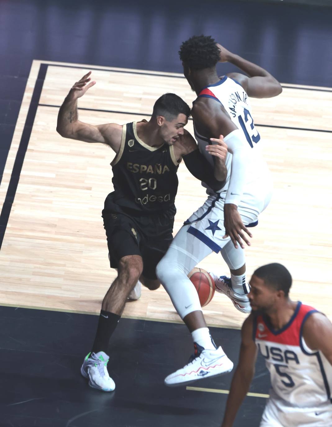 El España-Estados Unidos disputado en el Carpena, en imágenes