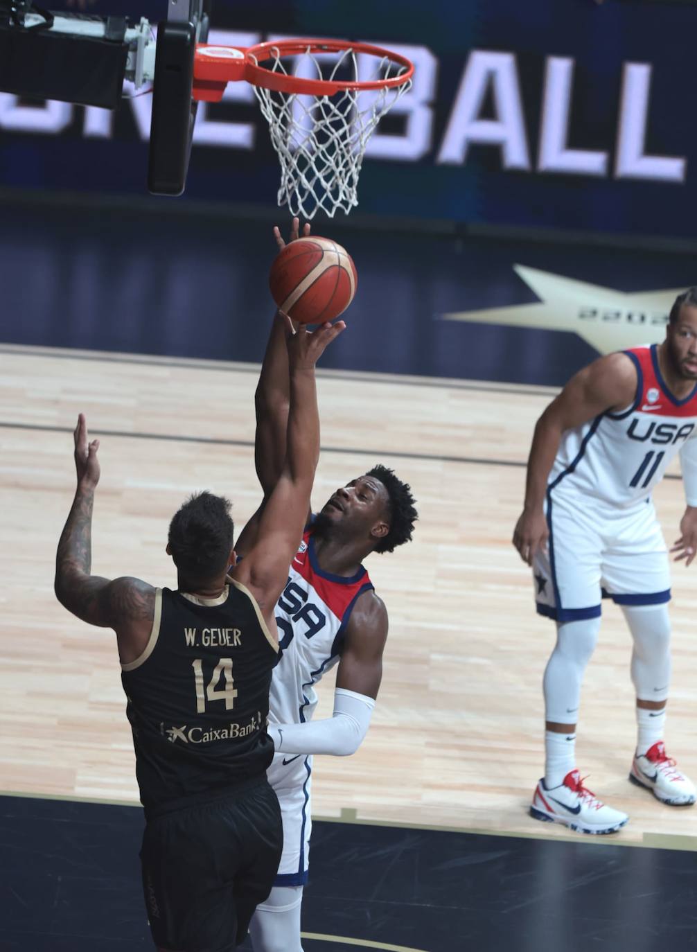 El España-Estados Unidos disputado en el Carpena, en imágenes