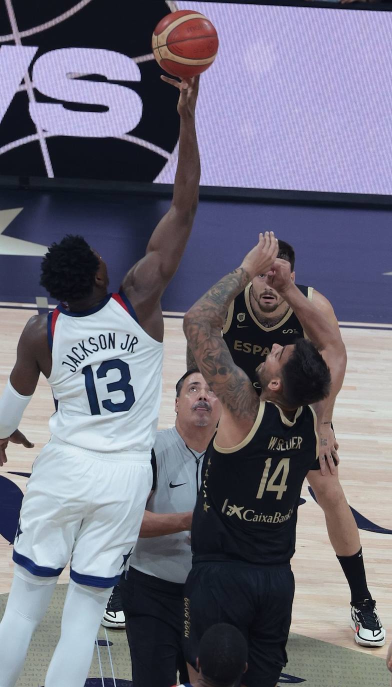 El España-Estados Unidos disputado en el Carpena, en imágenes