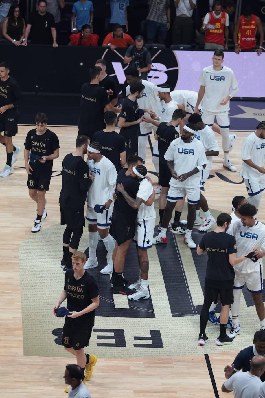 El España-Estados Unidos disputado en el Carpena, en imágenes