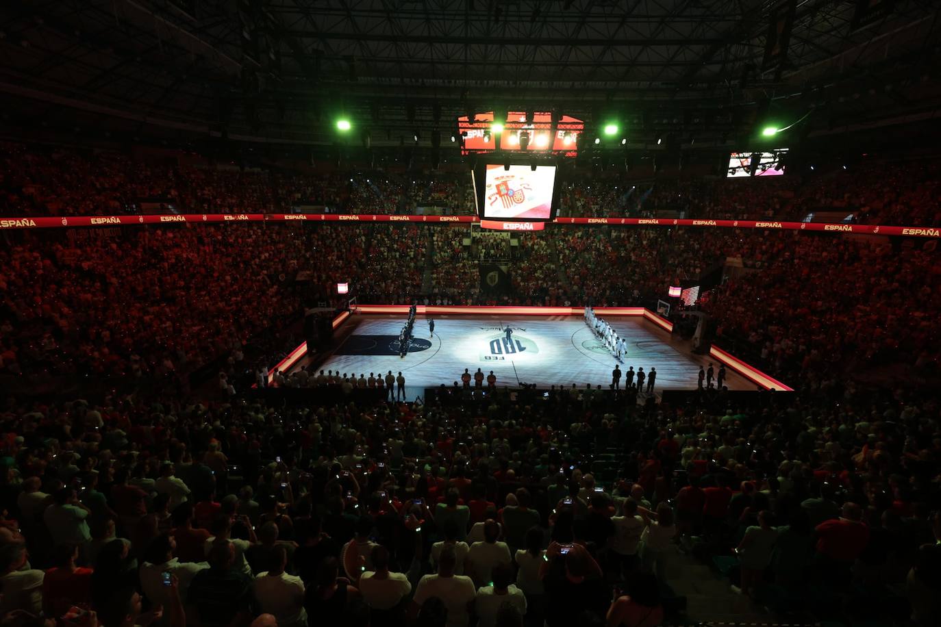 El España-Estados Unidos disputado en el Carpena, en imágenes