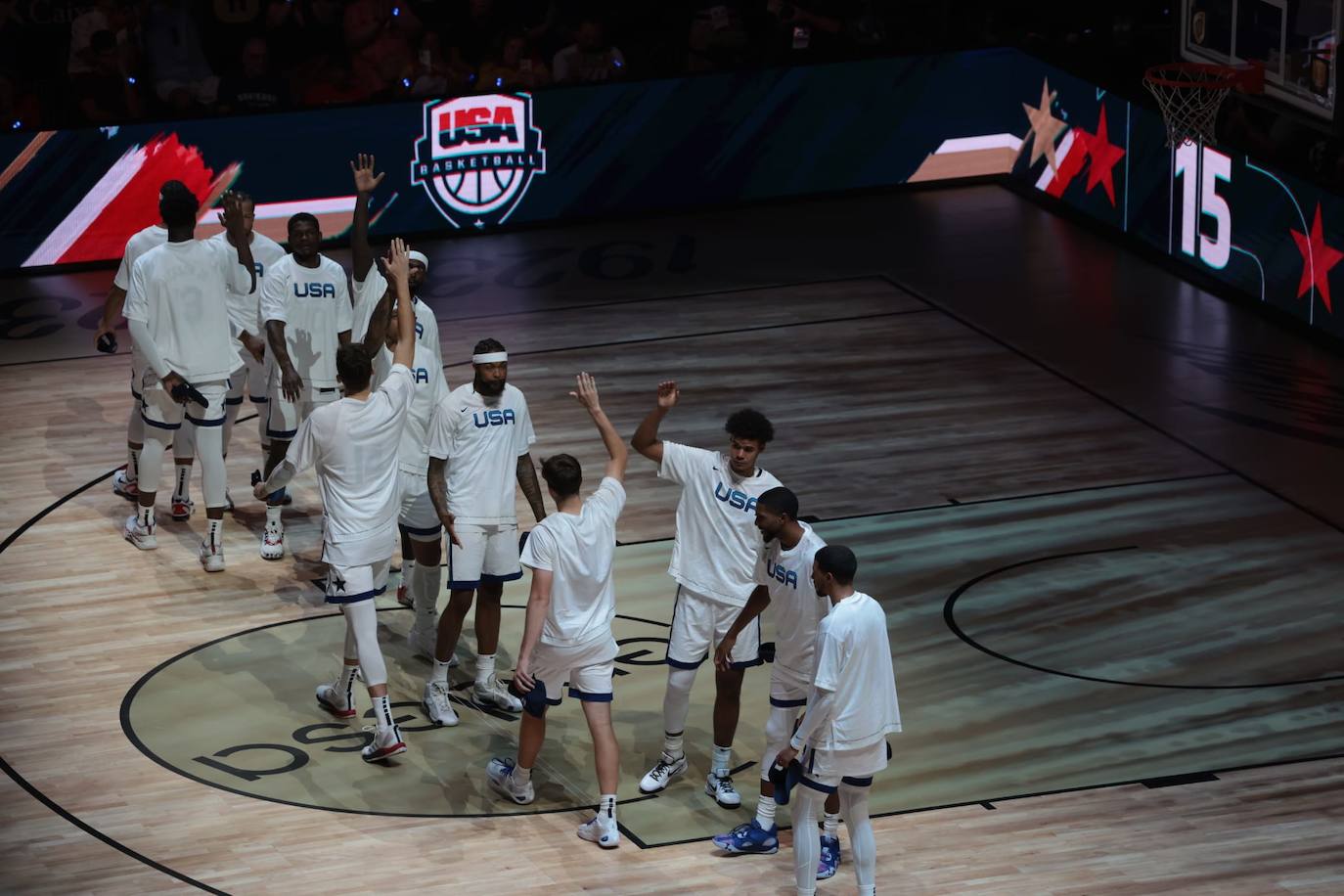 El España-Estados Unidos disputado en el Carpena, en imágenes