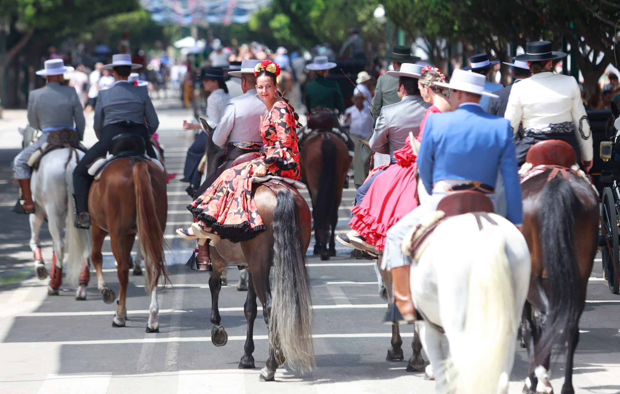 Las mejores imágenes del martes festivo en la Feria de Málaga