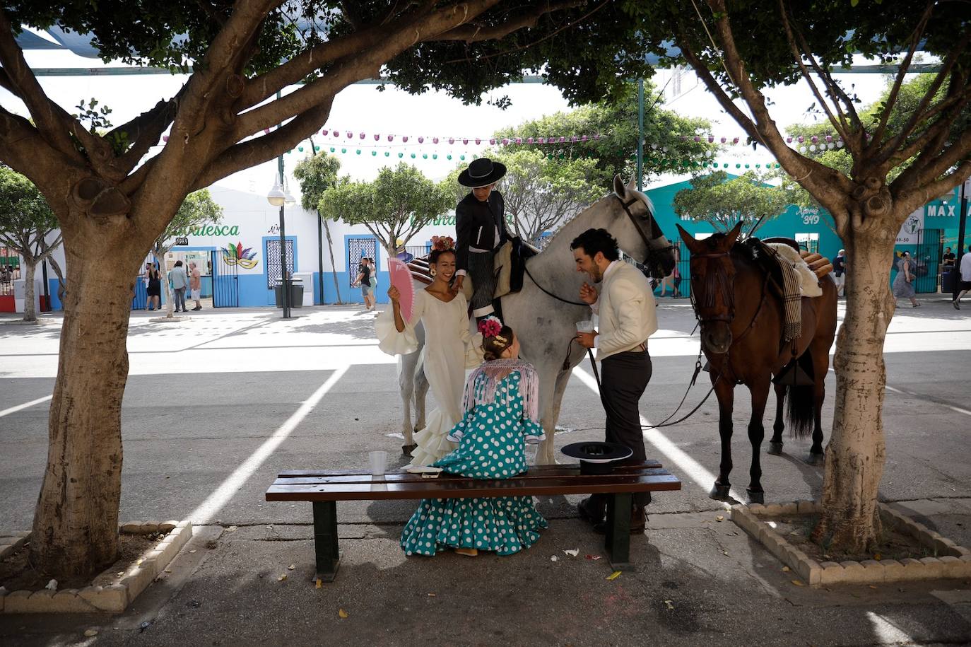 Las mejores imágenes del miércoles en la Feria de Málaga