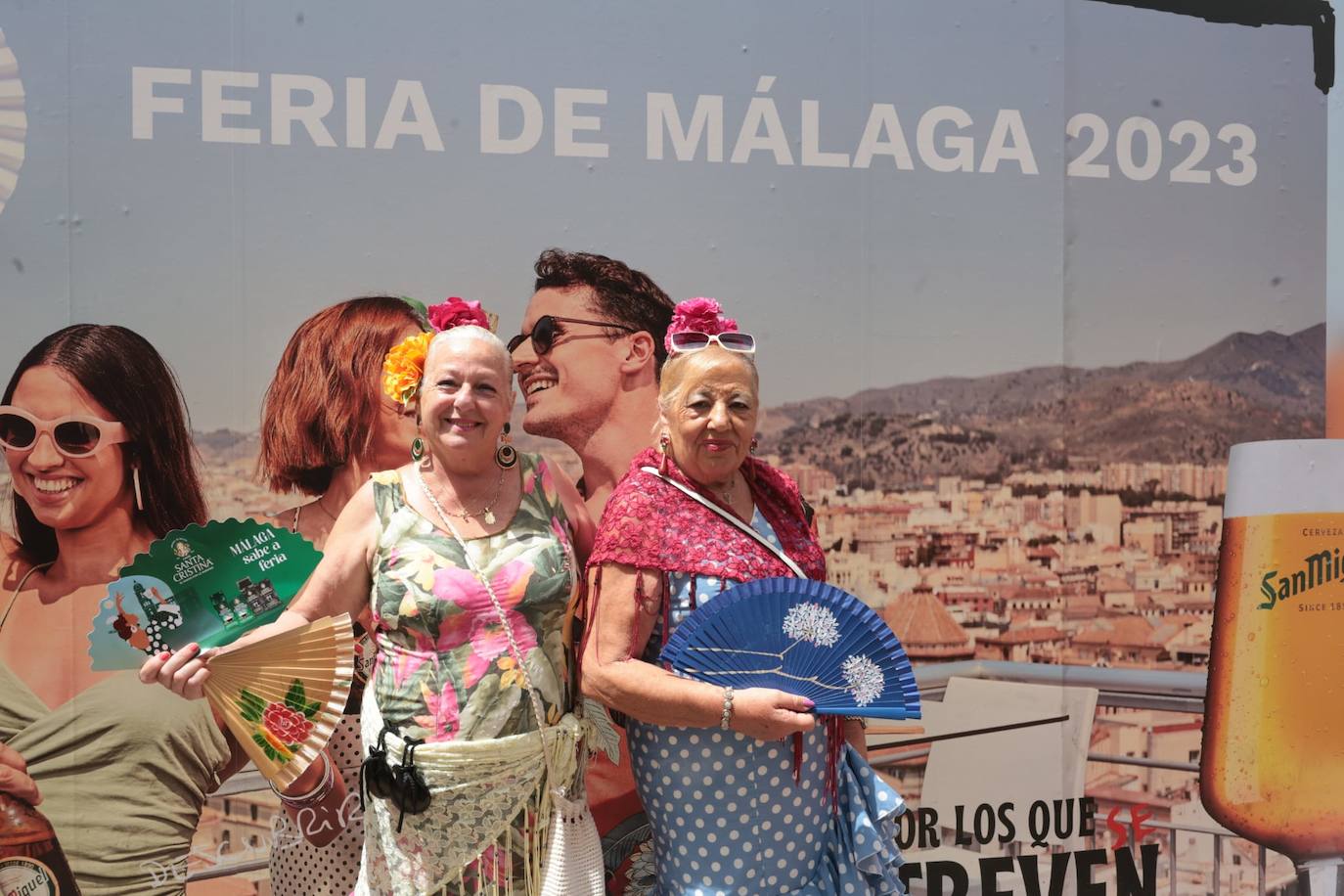 Ana Bueno y Paqui Martín.