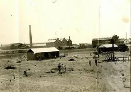 Los terrenos de la Fábrica de Tabacos en 1923.