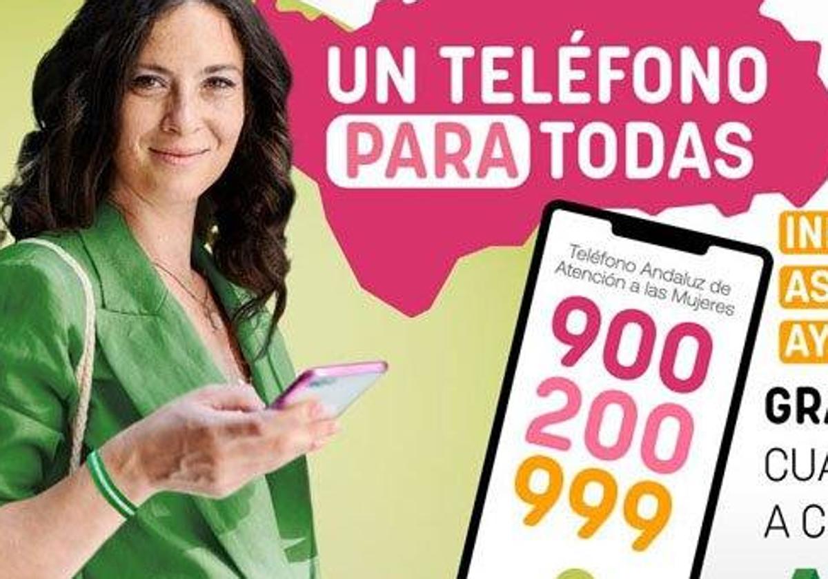 Las llamadas al teléfono andaluz de atención a las mujeres en Málaga superan hasta junio las 3.300