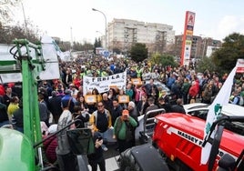 Imagen de archivo de una de las últimas protestas conjuntas del sector agrario.