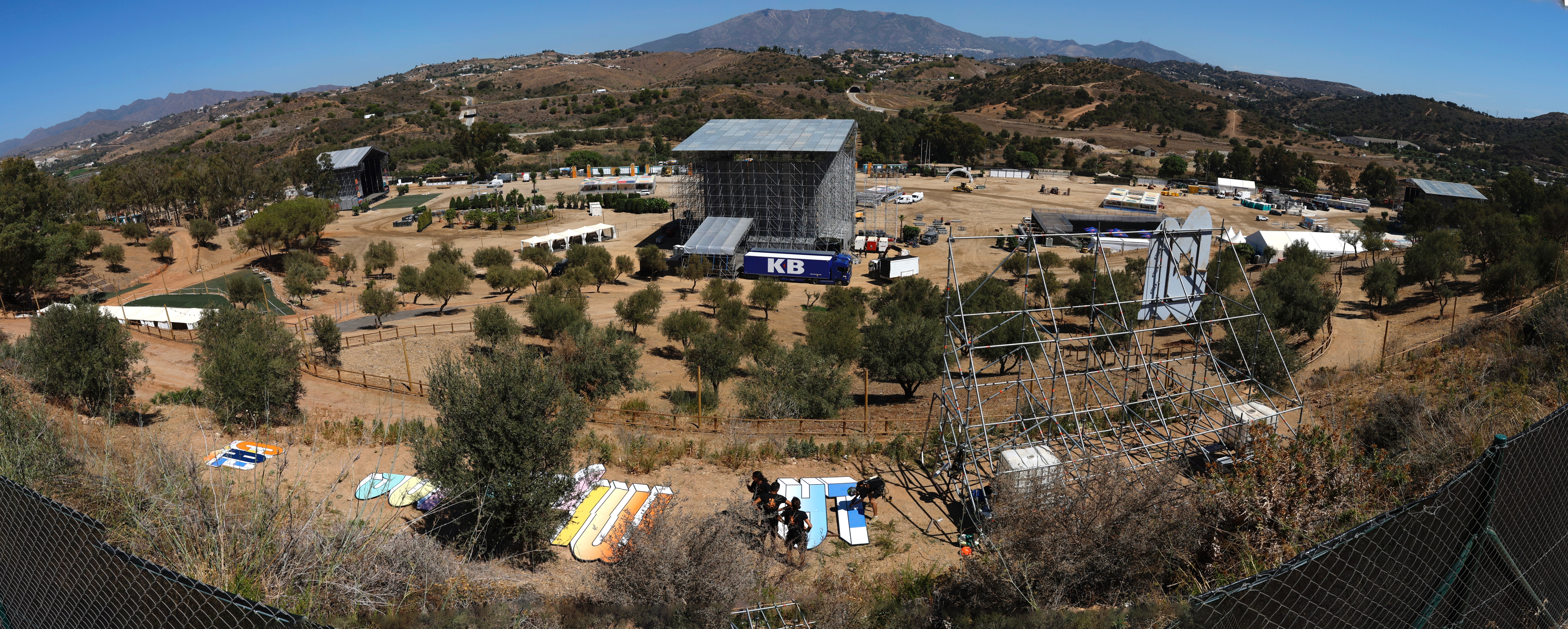 Imagen - Panorámica del recinto Sonora, donde se celebra la segunda edición del Festival Cala Mijas.