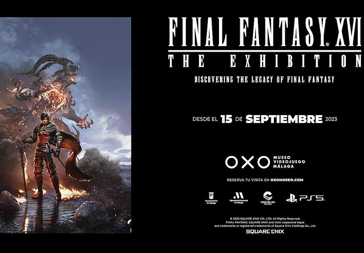 OXO Museo del Videojuego de Málaga se rinde al legado de Final Fantasy