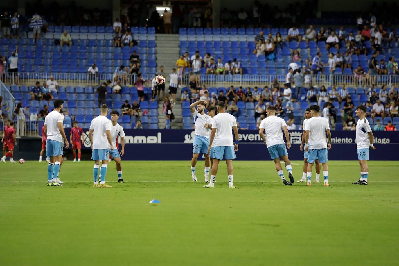 El Málaga- Atlético de Madrid B, en imágenes