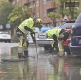 Alerta roja en Madrid y Castilla-La Mancha por fuertes lluvias