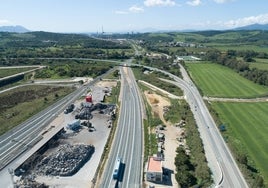 Tramo ya renovado de la línea Bobadilla-Algeciras.