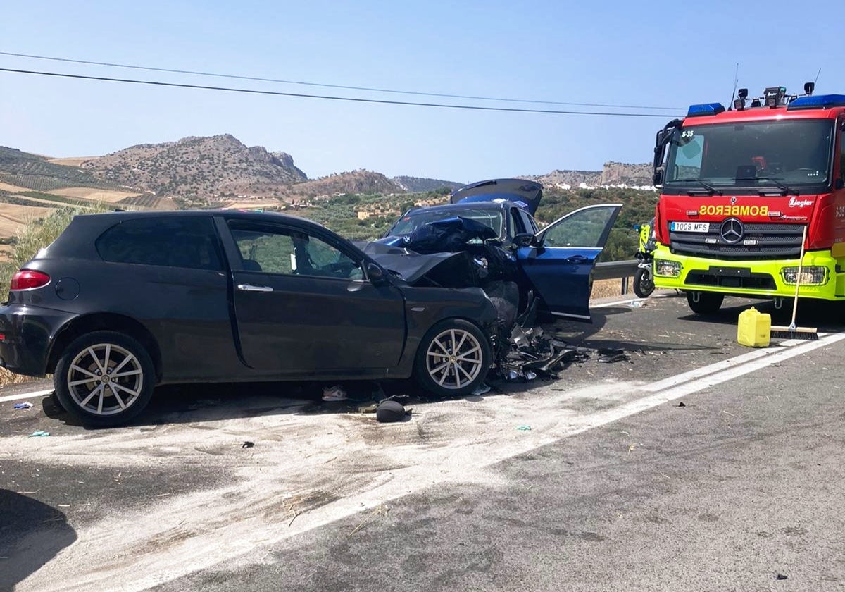 Grave accidente ocurrido en el entorno de Ronda en agosto.