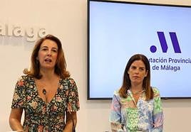 La vicepresidenta de Ciudadanía y Equilibrio territorial de la Diputación de Málaga, Antonia Ledesma, en la presentación del programa.