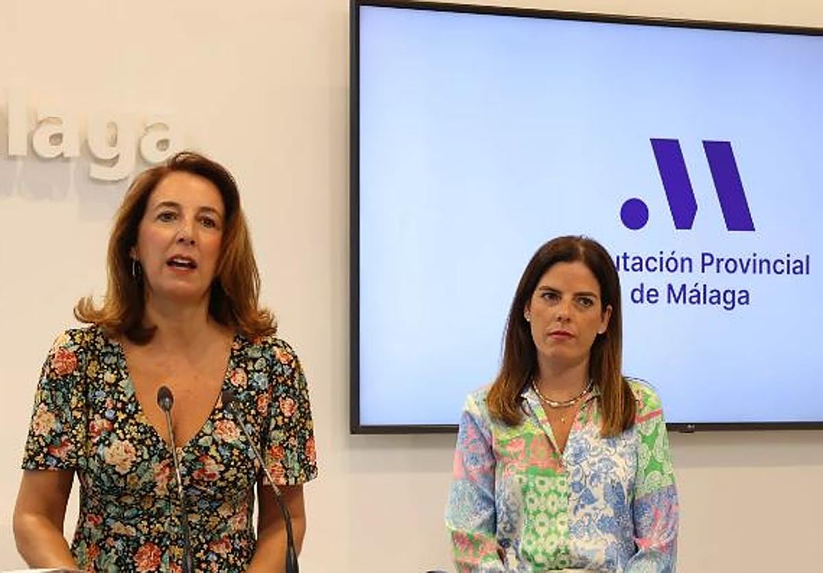 La vicepresidenta de Ciudadanía y Equilibrio territorial de la Diputación de Málaga, Antonia Ledesma, en la presentación del programa.