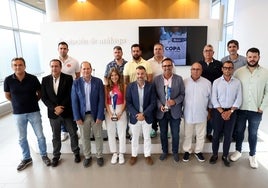 Acto de presentación del torneo en la sede de la Diputación.
