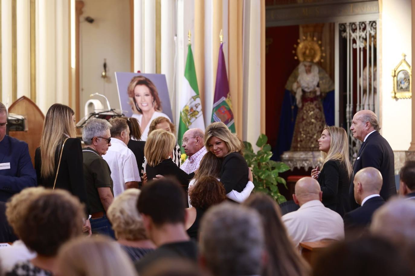 Funeral por María Teresa Campos en Málaga
