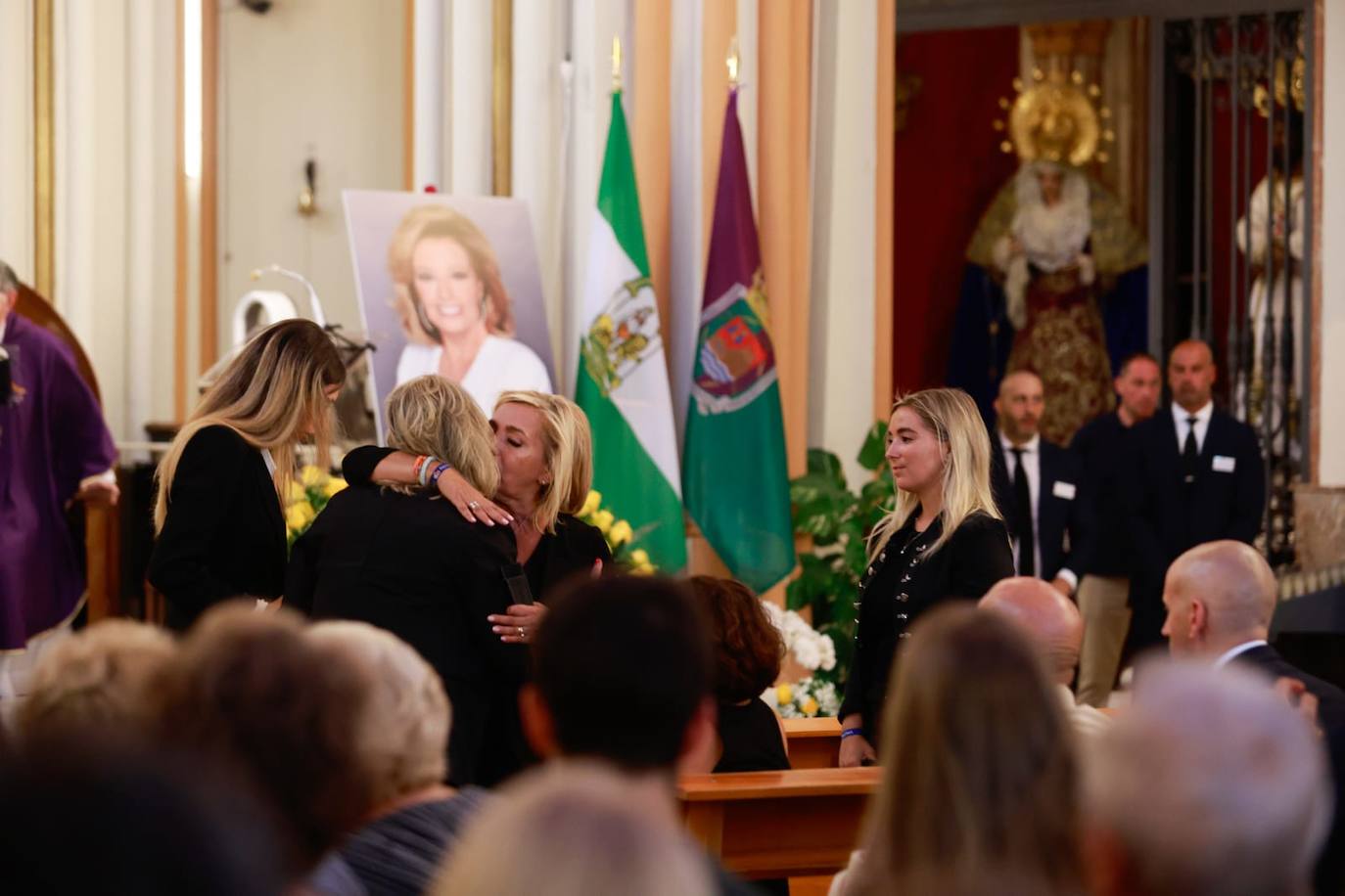 Funeral por María Teresa Campos en Málaga