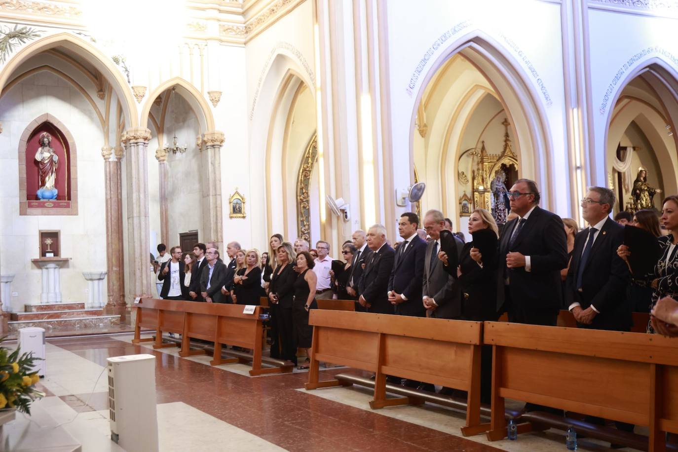 Funeral por María Teresa Campos en Málaga