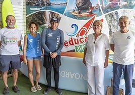 Acto de presentación de la iniciativa solidaria en Nerja.