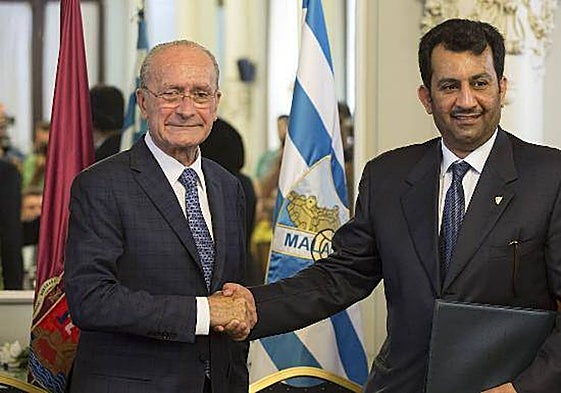 De la Torre y Al-Thani, en una imagen de archivo.