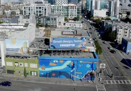 La nueva acción publicitaria de Freepik en San Francisco.