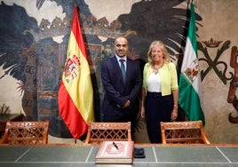 Turki Alsaloom y Ángeles Muñoz.