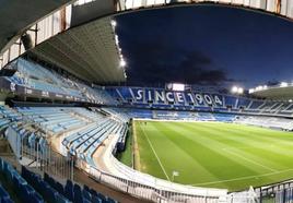 Vista parcial de La Rosaleda.