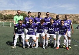 Once del Torre del Mar en un partido de esta temporada.