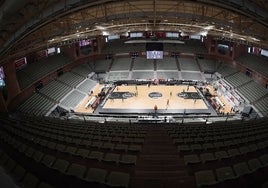 Panorámica del Palacio de los Deportes de Murcia.