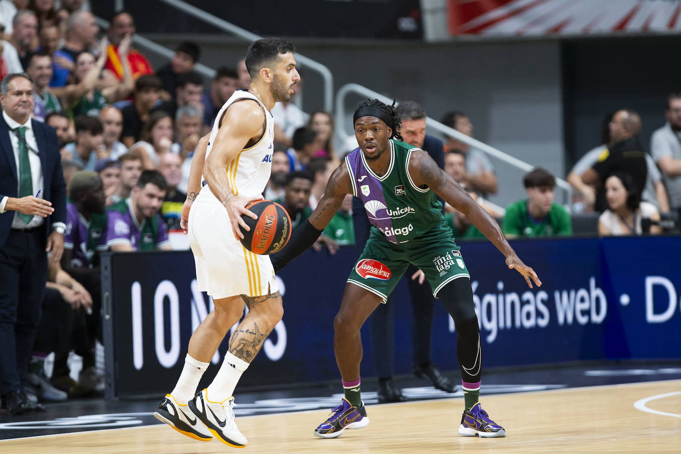 Final de la Supercopa Endesa: el Unicaja-Real Madrid, en imágenes